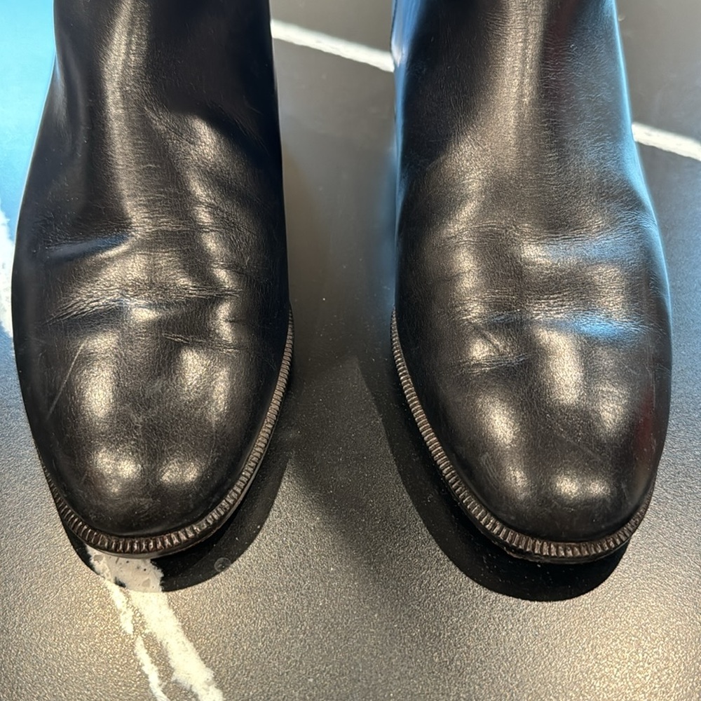 Gucci - Sz-9 Leather/Suede riding boots - Picture 3 of 12